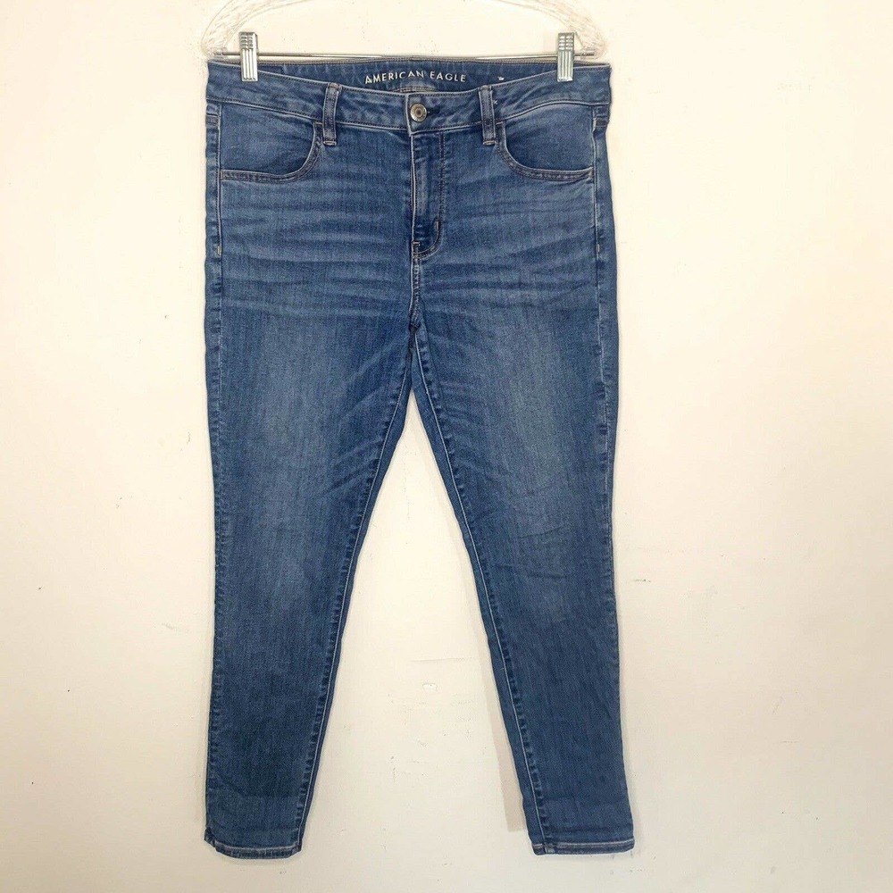 American Eagle Jeggings Jeans Blue Denim